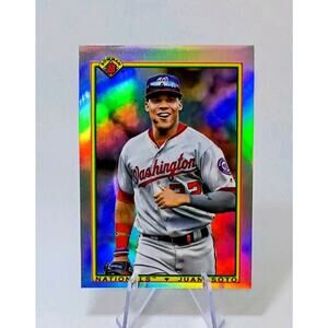 2020 Bowman Chrome Juan Soto '90s Retro Refractor Parallel #90B-JS